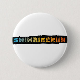 Macaron Rond 5 Cm Design de triathlon