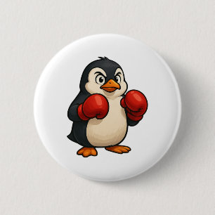 Macaron Rond 5 Cm Design sportif de boîte de boxe cool de dessin ani