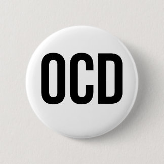 Macaron Rond 5 Cm Désordre obsessionnel d'OCD