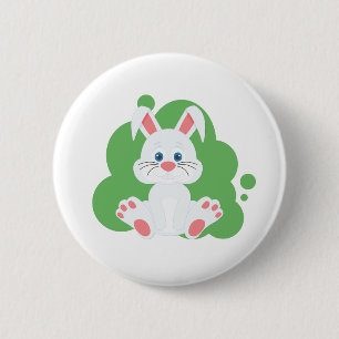 Macaron Rond 5 Cm Dessin de lapin de dessin