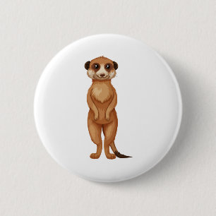 Macaron Rond 5 Cm Dessin de Meerkat