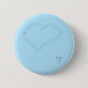 Macaron Rond 5 Cm Dessin d'oiseaux marins