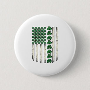 Macaron Rond 5 Cm Dessin vectoriel vintage du drapeau américain Sham