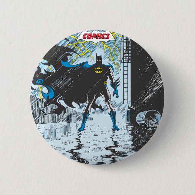 Macaron Rond 5 Cm Dessins de détective #587 (Devant)