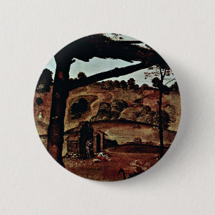 Macaron Rond 5 Cm Détail de Vulcan (Hephaestus) et d'Aeolus par