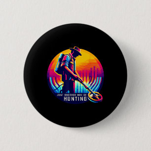 Macaron Rond 5 Cm Détection des métaux Chasse au trésor Chasse au tr