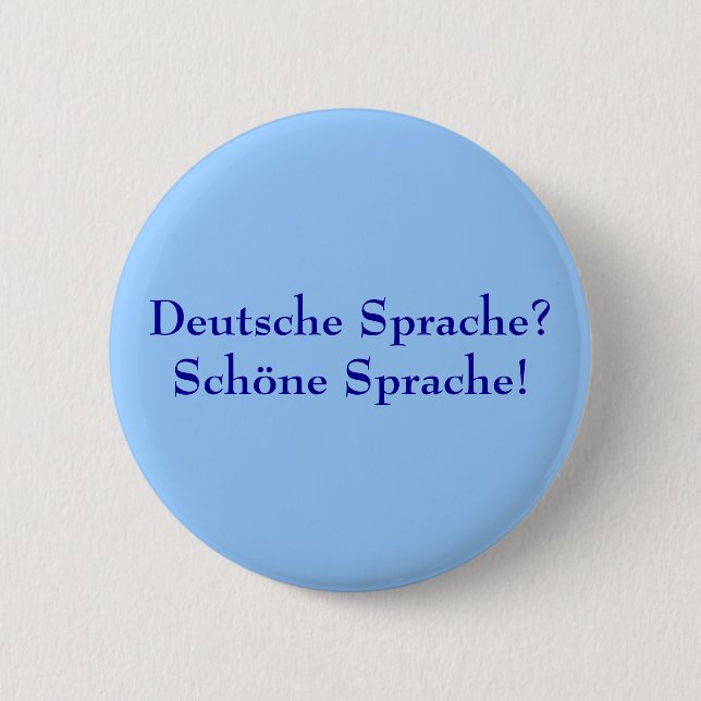 Macaron Rond 5 Cm Deutsche Sprache ? Schöne Sprache ! (Devant)