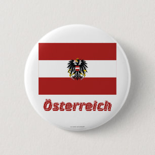 Macaron Rond 5 Cm Deutschem Namen de MIT d'Österreich Dienstflagge
