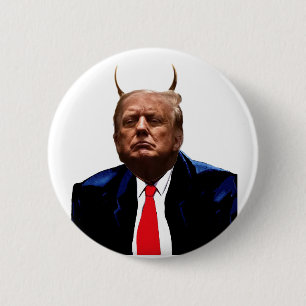 Macaron Rond 5 Cm Devil J. Trump