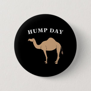 Macaron Rond 5 Cm Devinez Quel Jour C'Est Hump Day Camel Desert Anim