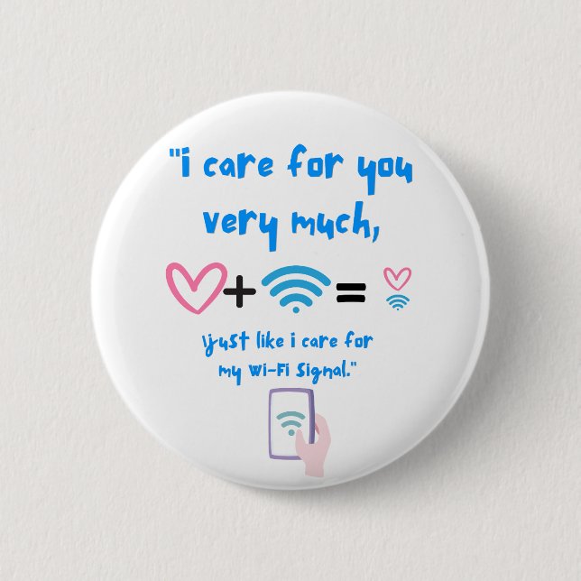 MACARON ROND 5 CM DEVIS WIFI (Devant)