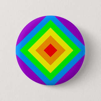 Macaron Rond 5 Cm Diamant Acide Arc-en-Ciel