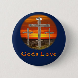 Macaron Rond 5 Cm Dieu aime