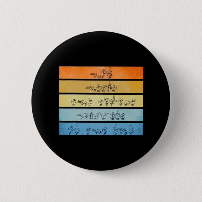Macaron Rond 5 Cm Dieu entend prier Sourde Sensibilisation Sourde Si (Devant)