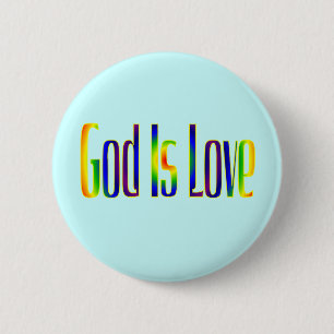 Macaron Rond 5 Cm Dieu est amour