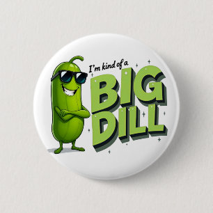 Macaron Rond 5 Cm Dill Pickles Amateurs Cadeau - Drôle Drôle Dessins