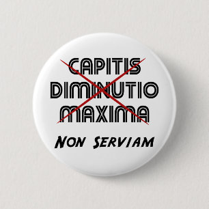 Macaron Rond 5 Cm diminution de tête maxima non serviam