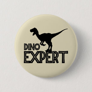Macaron Rond 5 Cm Dino Expert - Amateurs de dinosaures