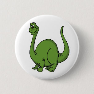 Macaron Rond 5 Cm Dino vert