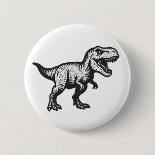 Macaron Rond 5 Cm Dinosaure