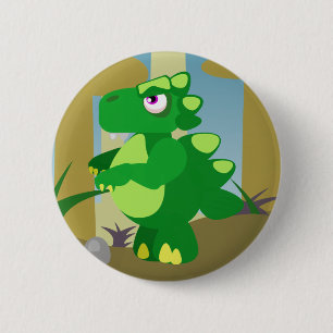 Macaron Rond 5 Cm Dinosaure
