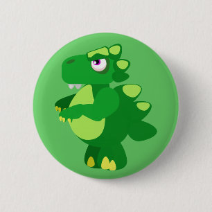 Macaron Rond 5 Cm Dinosaure