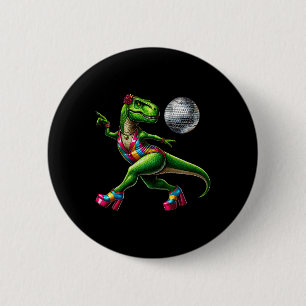 Macaron Rond 5 Cm Dinosaure drôle dansant1 