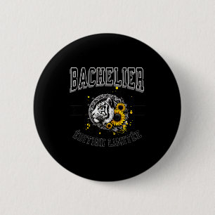 Macaron Rond 5 Cm Diplôme Bac 2025 Tigre Édition Limitée Nouveau Bac