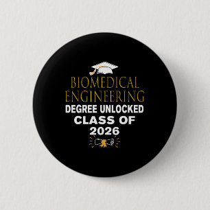 Macaron Rond 5 Cm Diplôme d'ingénierie biomédicale débloqué Cl de 20