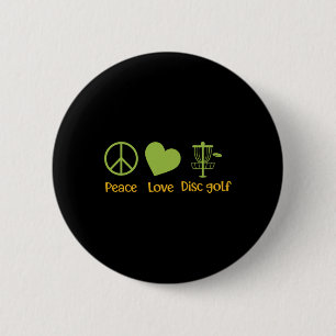 Macaron Rond 5 Cm Disc Golf Rétro Vintage Hommes Femmes, Véritable P