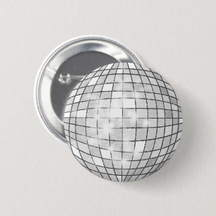 Macaron Rond 5 Cm Disco Ball Pin