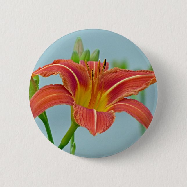 Macaron Rond 5 Cm Ditch Lily (Devant)