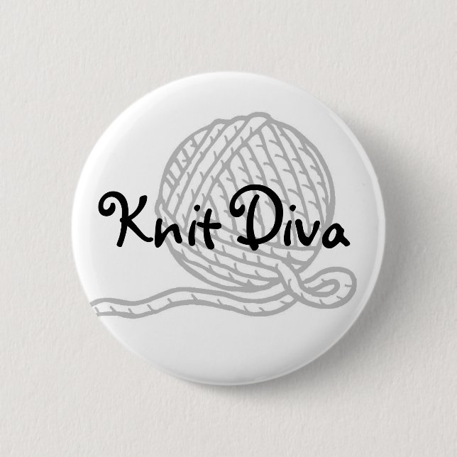 Macaron Rond 5 Cm Diva de Knit (Devant)