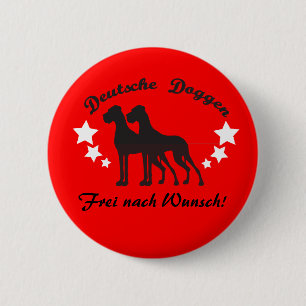 Macaron Rond 5 Cm Dogues allemands