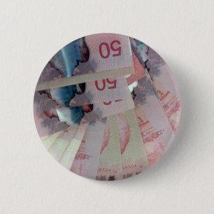 Macaron Rond 5 Cm Dollars canadiens