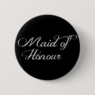 Macaron Rond 5 Cm Domestique de bouton de Pin d'insigne de mariage