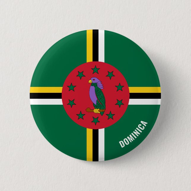 Macaron Rond 5 Cm Dominique Drapeau charmant patriotique (Devant)