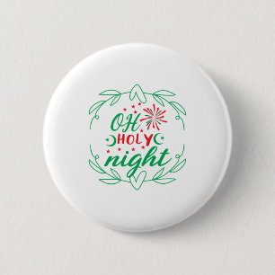 Macaron Rond 5 Cm Don de Noël Oh Soirée Sainte
