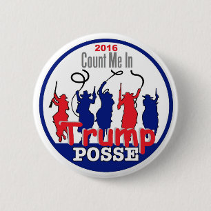 Macaron Rond 5 Cm Donald Trump 2016