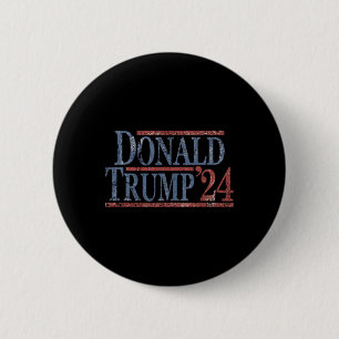 Macaron Rond 5 Cm Donald Trump 2024