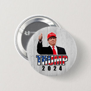 Macaron Rond 5 Cm Donald Trump 2024