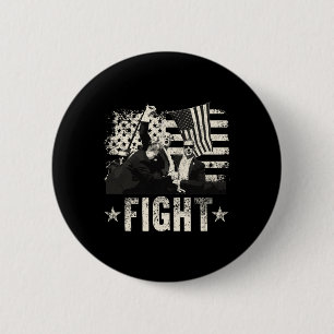 Macaron Rond 5 Cm Donald Trump 2024 Combattre Donald Trump F