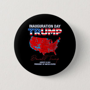 Macaron Rond 5 Cm Donald Trump 47e président 2025 Inauguration États