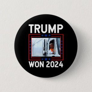 Macaron Rond 5 Cm Donald Trump a gagné l'inauguration de l'élection