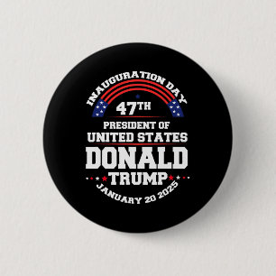 Macaron Rond 5 Cm Donald Trump a gagné l'inauguration de l'élection