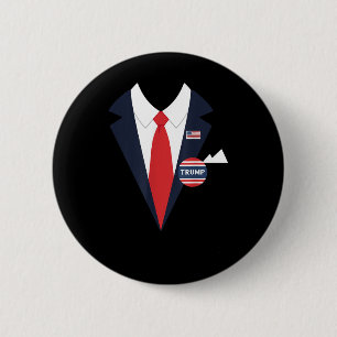 Macaron Rond 5 Cm Donald Trump Halloween Costume amusant pour enfant