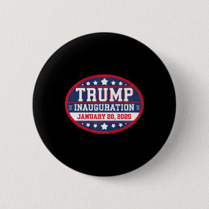 Macaron Rond 5 Cm Donald Trump Jour de l'investiture 2025