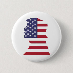 Macaron Rond 5 Cm Donald Trump pour le président 2020