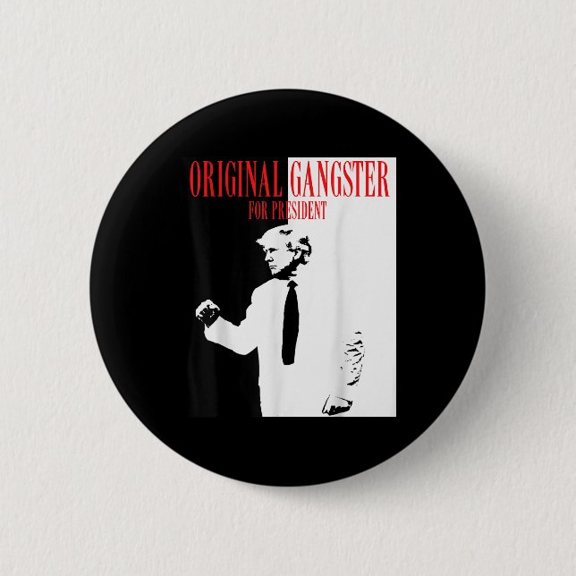 Macaron Rond 5 Cm Donald Trump Pour Le Président 2024 Shirt Original (Devant)