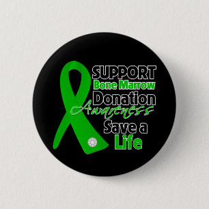 Macaron Rond 5 Cm Donation de moelle de soutien - sauvez une vie